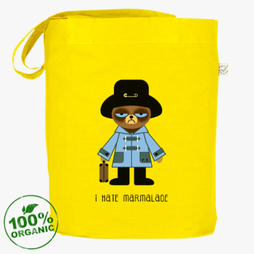 Сумка шоппер с принтом Grumpy Paddington