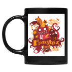 Кружка цветная UV-DTF