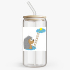 Банка с бамбуковой крышкой