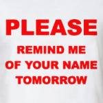 Remind me of your name