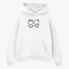 Толстовка худи оверсайз