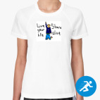 Женская спортивная футболка