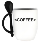 Кружка с ложкой