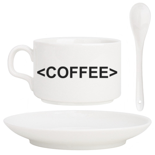 Кофейный набор с принтом <COFFEE>