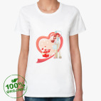 Женская футболка органик