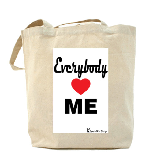Сумка шоппер Everybody loves me