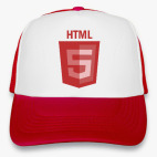 Кепка Trucker, красная HTML5