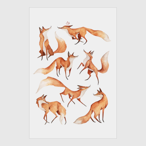 Постер с принтом Mr. Fox