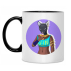 Кружка двухцветная