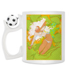 Кружка с футбольным мячиком