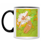 Кружка двухцветная