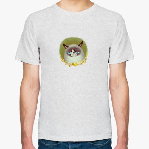 Футболка с принтом Grumpy Cat