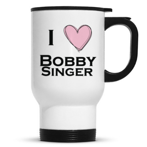 Кружка-термос с принтом I love Bobby