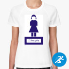 Женская спортивная футболка