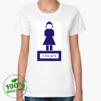 Женская футболка органик
