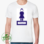 Мужская футболка органик