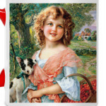 Девочка с собакой