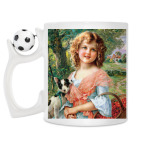 Кружка с футбольным мячиком