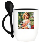 Кружка с ложкой