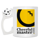 Кружка с футбольным мячиком