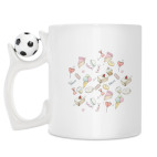 Кружка с футбольным мячиком