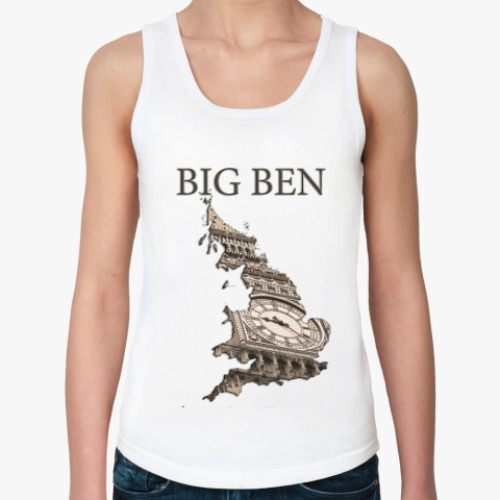 Женская майка с принтом Великобритания