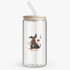 Банка с бамбуковой крышкой