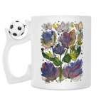 Кружка с футбольным мячиком