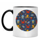 Кружка двухцветная