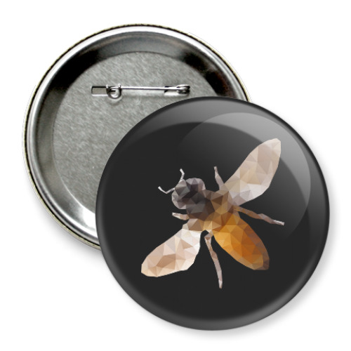 Значок 75мм Пчела / Bee