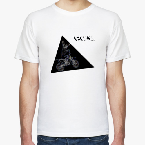 Футболка с принтом Мотофристайл