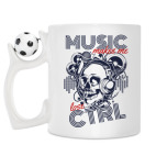 Кружка с футбольным мячиком