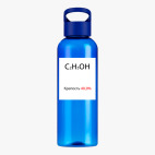 Прозрачная спортивная бутылка