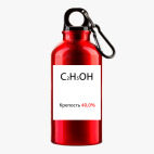 Металлическая бутылка 400 мл UV-DTF