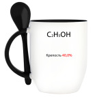 Кружка с ложкой