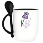 Кружка с ложкой