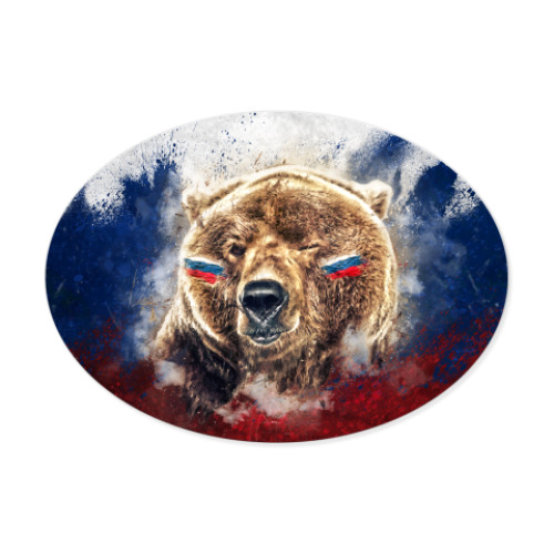 Виниловые наклейки Русский Медведь