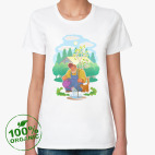 Женская футболка органик