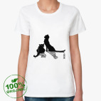 Женская футболка органик