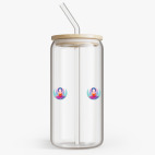 Банка с бамбуковой крышкой