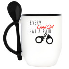 Кружка с ложкой