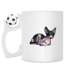 Кружка с футбольным мячиком