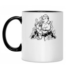 Кружка двухцветная