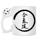 Кружка с футбольным мячиком