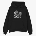 Толстовка худи оверсайз