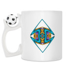 Кружка с футбольным мячиком