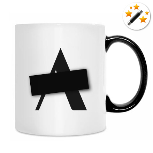 Кружка-хамелеон с принтом Внезапная борец с ██████