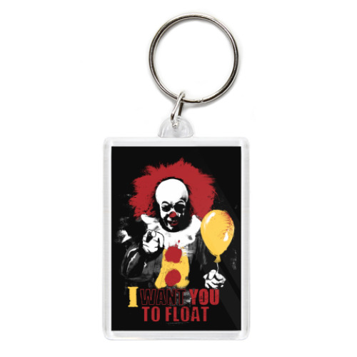 Брелок с принтом Clown It by Stephen King