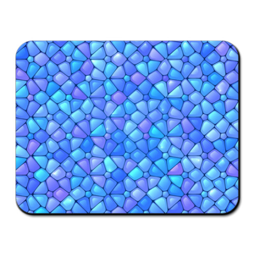 Коврик для мыши с принтом  Синие камешки