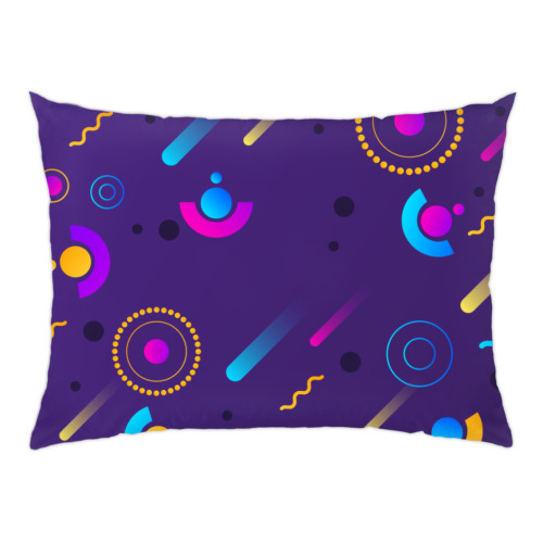 Подушка с принтом Кометы